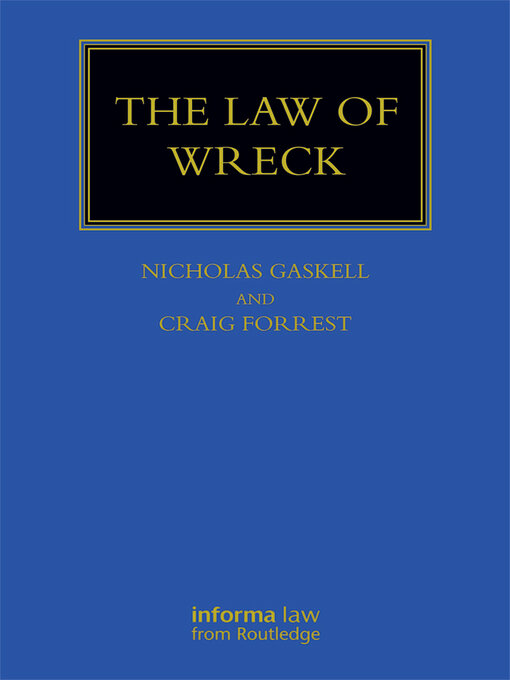 Title details for The Law of Wreck by Nicholas Gaskell - Wait list